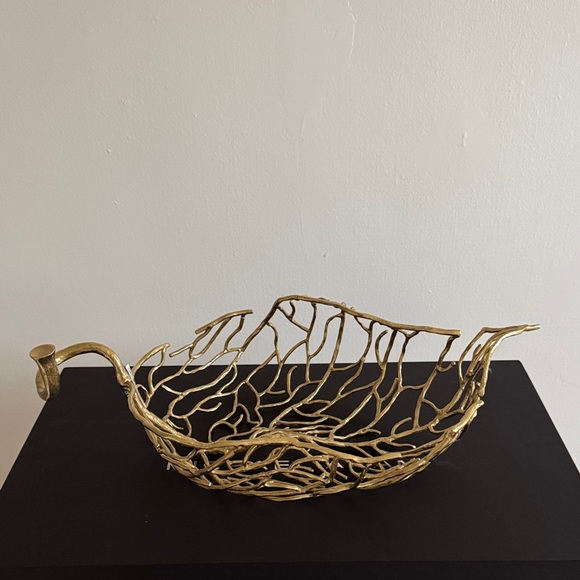 Michael Aram Autumn Leaf Design Vase - Picture 4 of 10